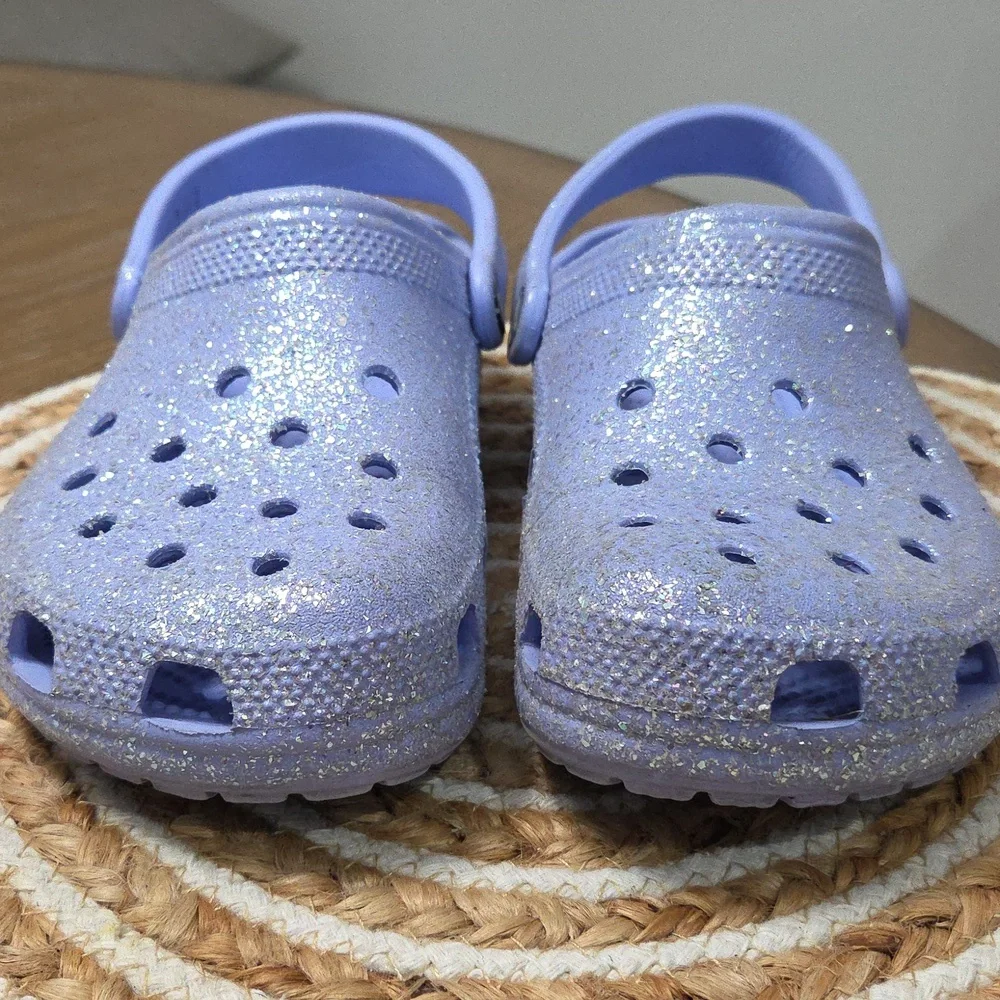 Crocs Iridescent Moon Jelly Classic Clogs - Picture 3 of 10